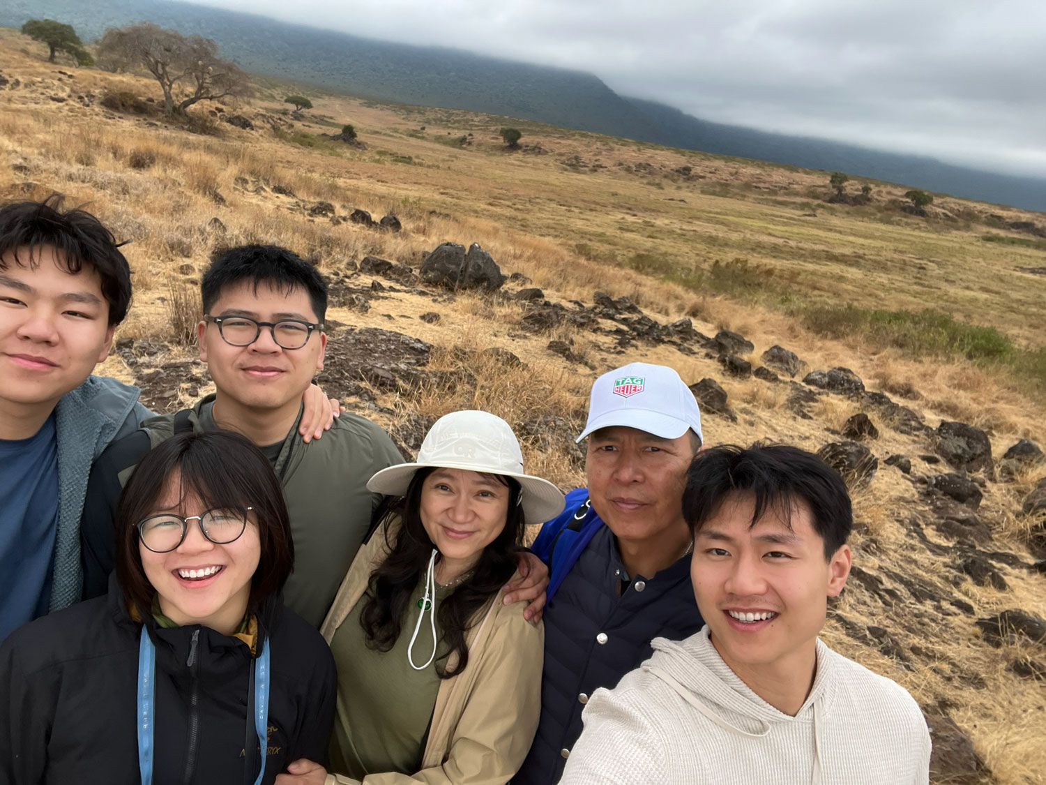 Sharon Kwan's family.